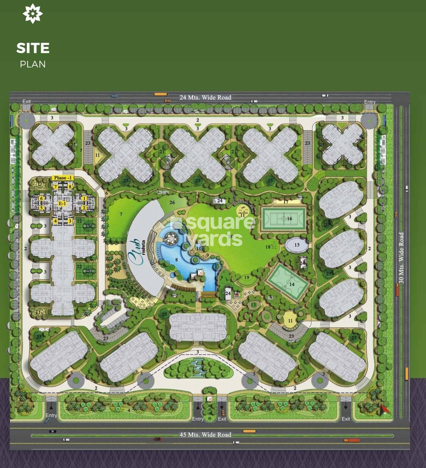 Rishita Mulberry Heights Master Plan Image