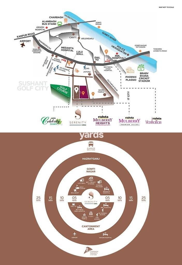 Rishita Serenity Location Image