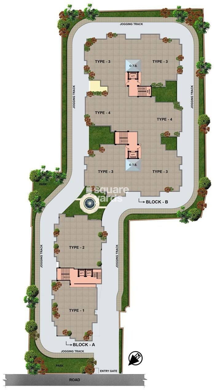 Rudra Twin Towers Master Plan 1