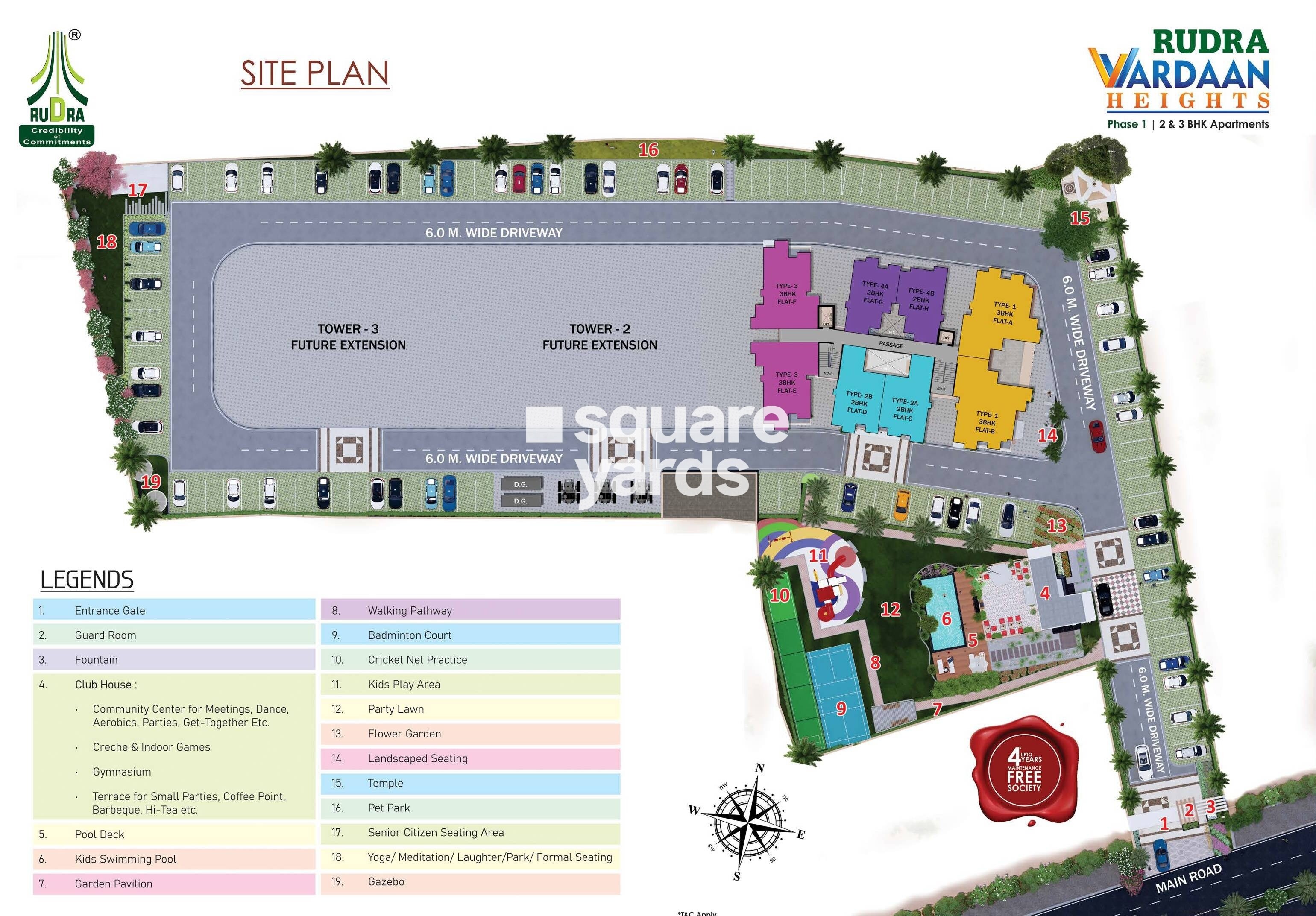 Rudra Vardaan Heights Master Plan Image