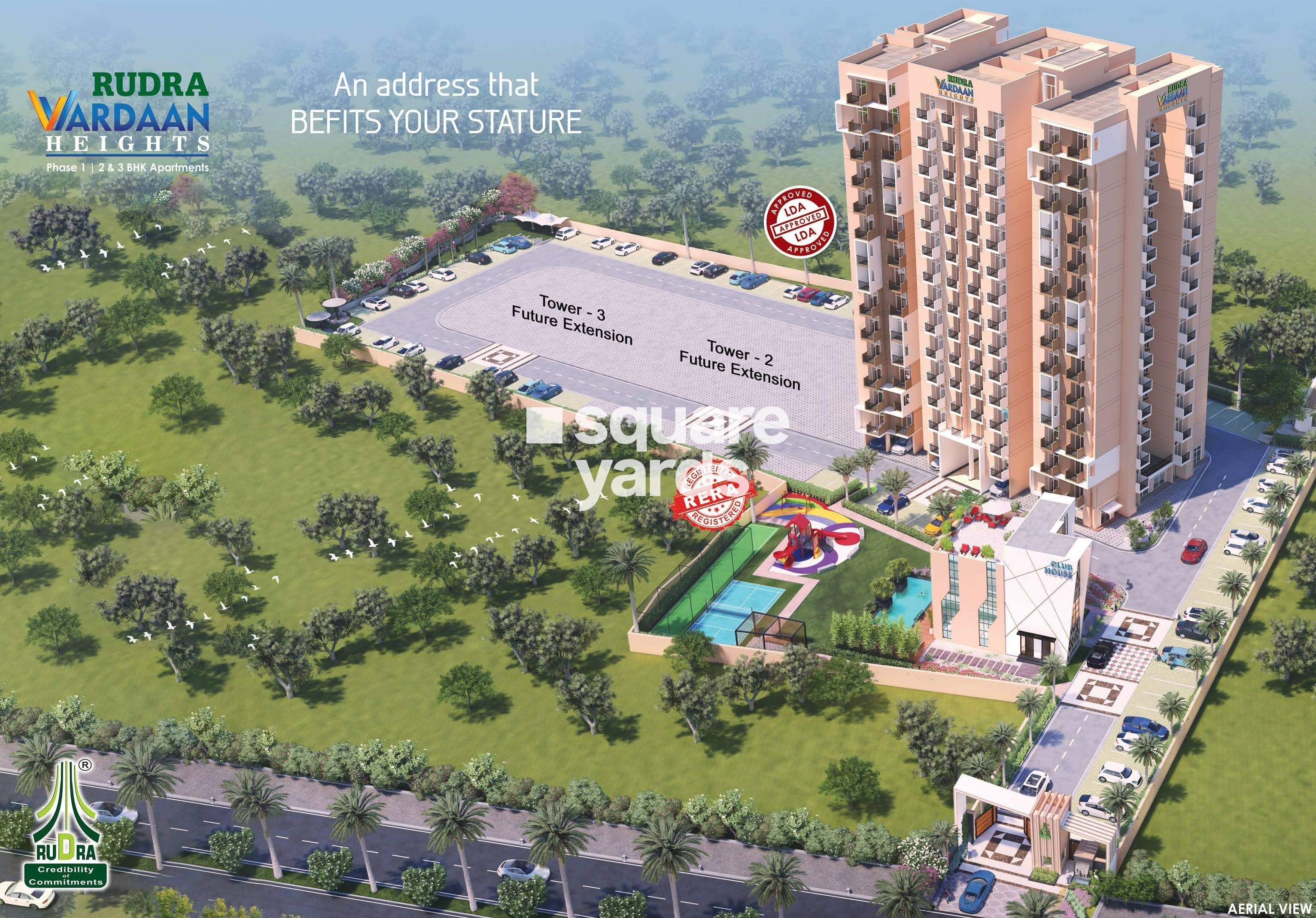 Rudra Vardaan Heights Tower View 1