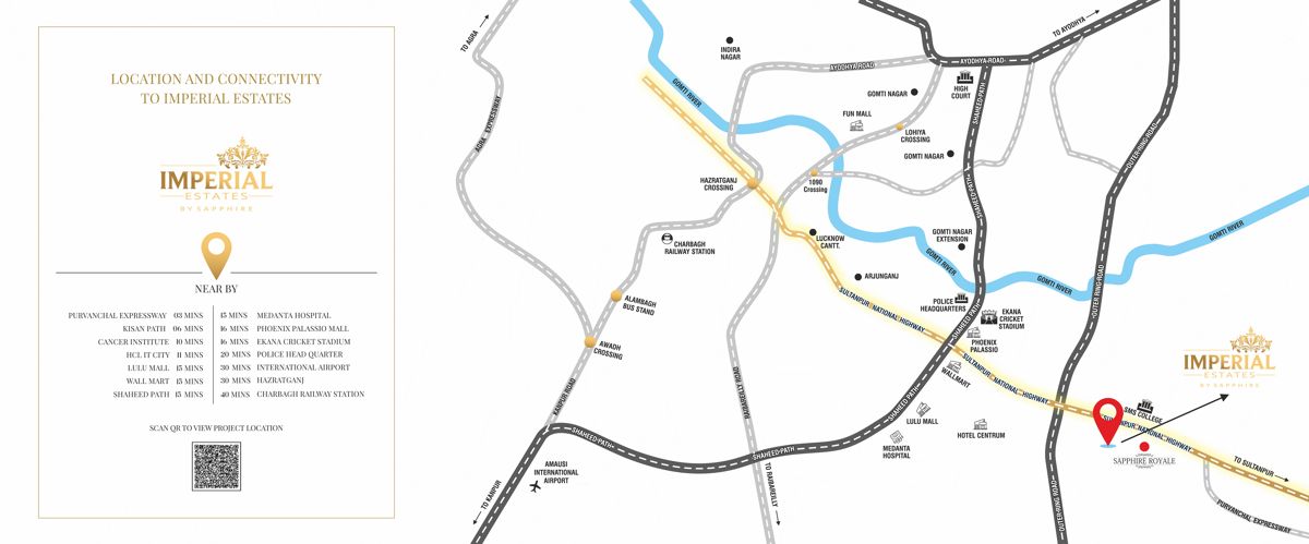 Sapphire Imperial Estates Location Image