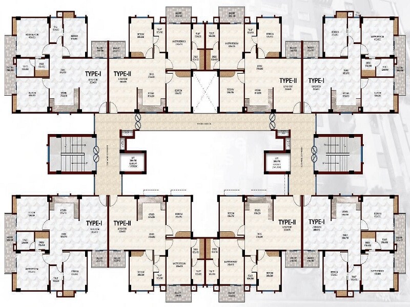 Seventh The Woods Kohinoor Floor Plans