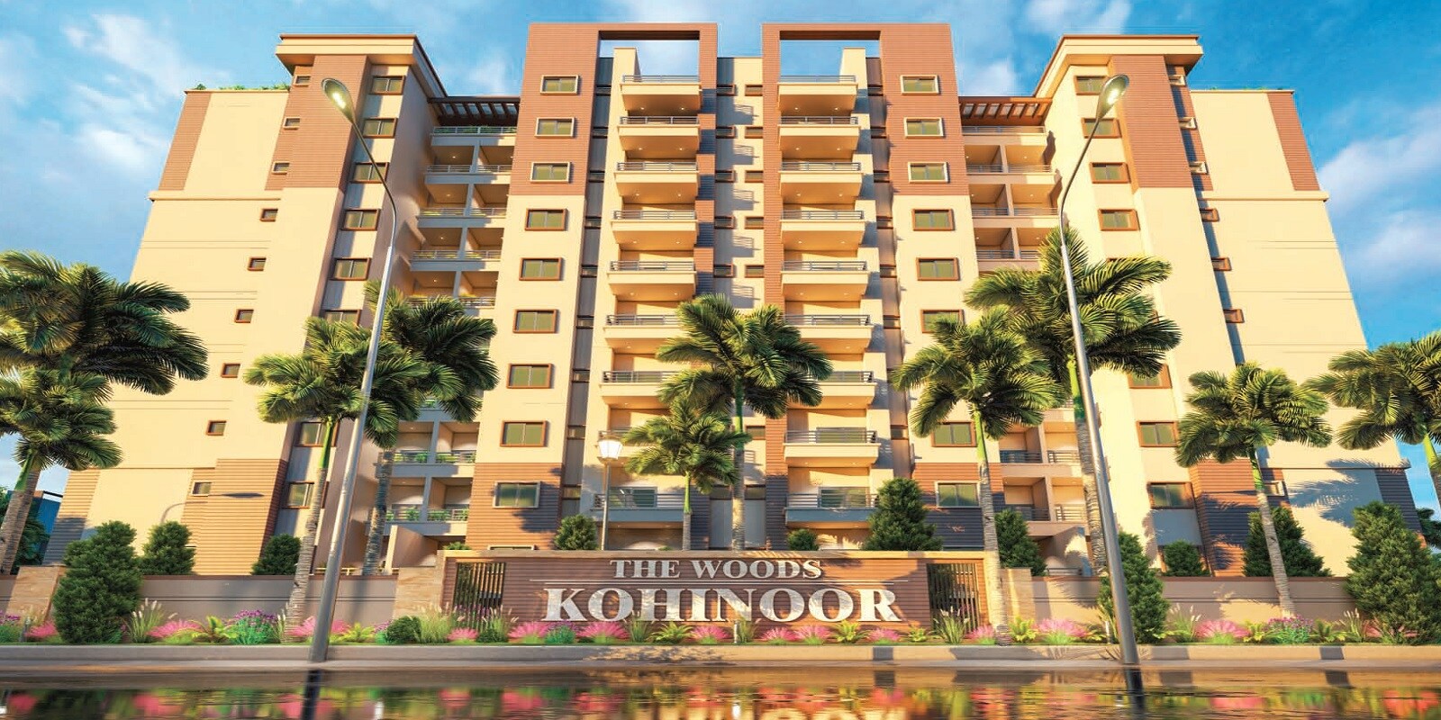 Seventh The Woods Kohinoor residential project in Aishbagh
