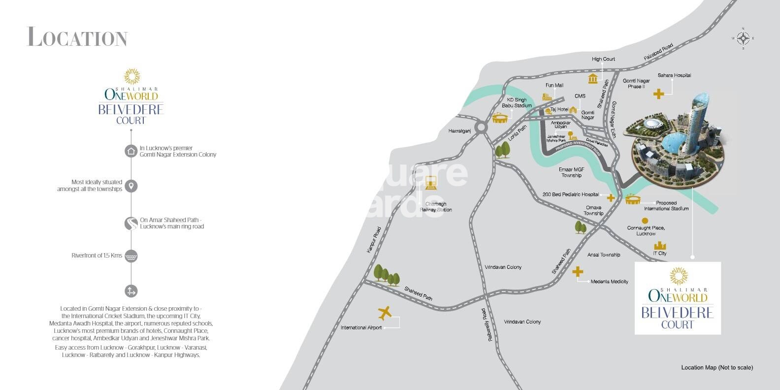 Shalimar Belvedere Court Location Image
