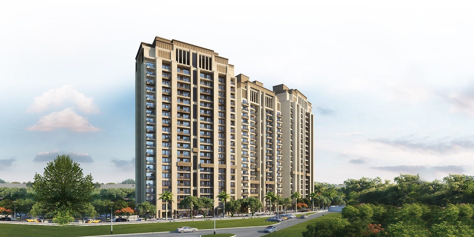 Shalimar Garden Bay Crown residential project in IIM Road