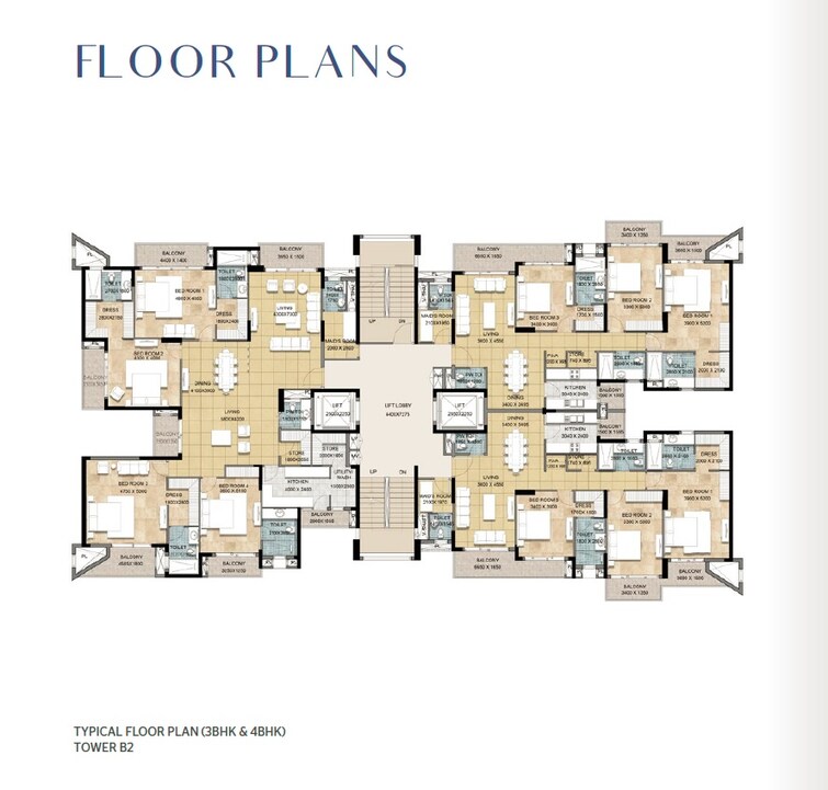Shalimar One World Belvedere Court 3 Floor Plans 2