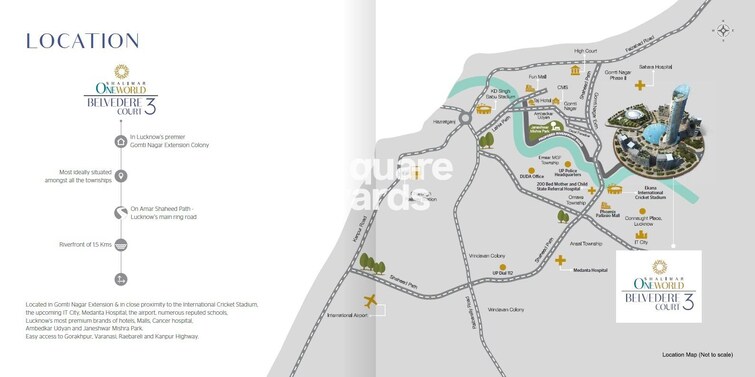 Shalimar One World Belvedere Court 3 Location Image