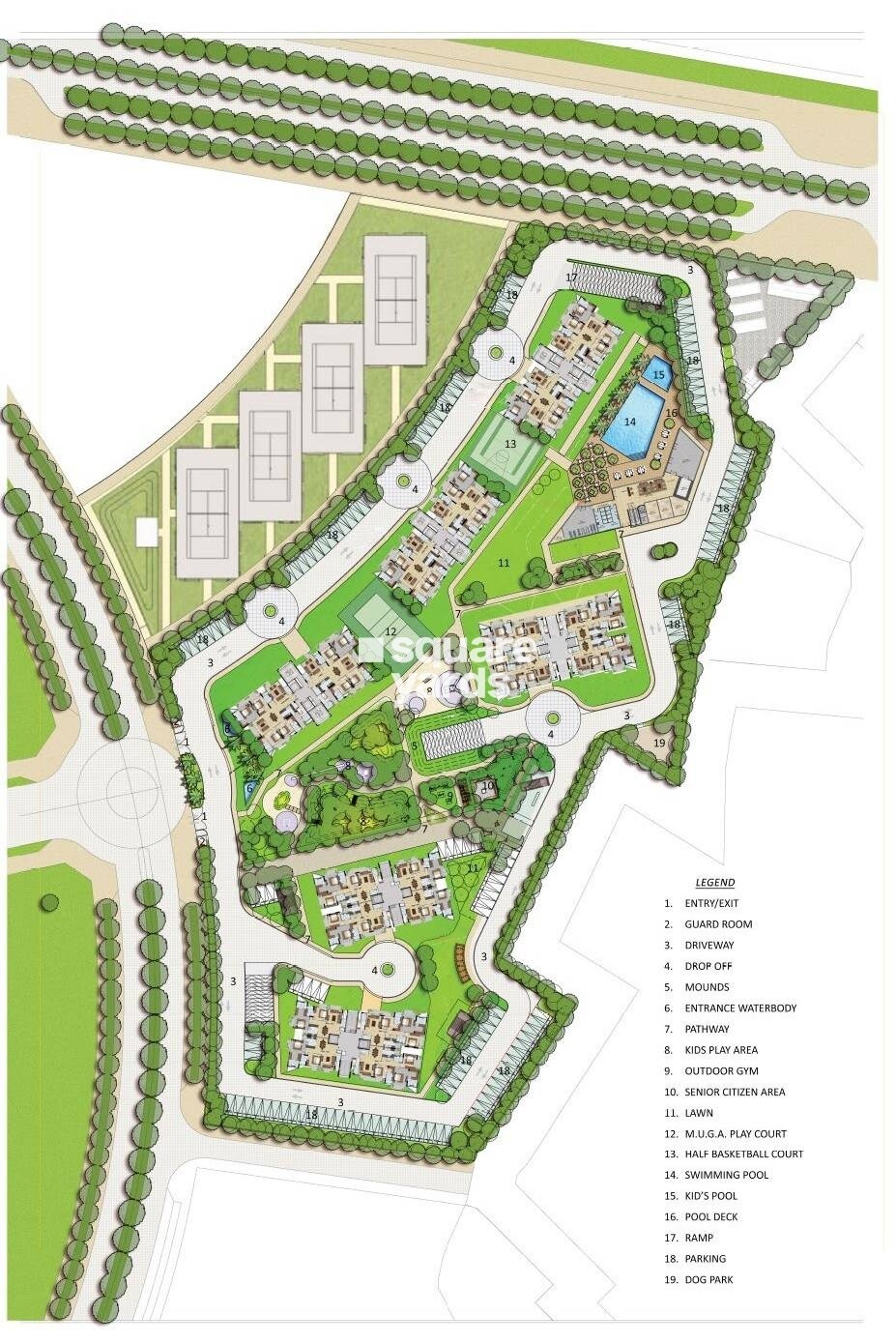 Shalimar One World Belvedere Court 3 Master Plan 1