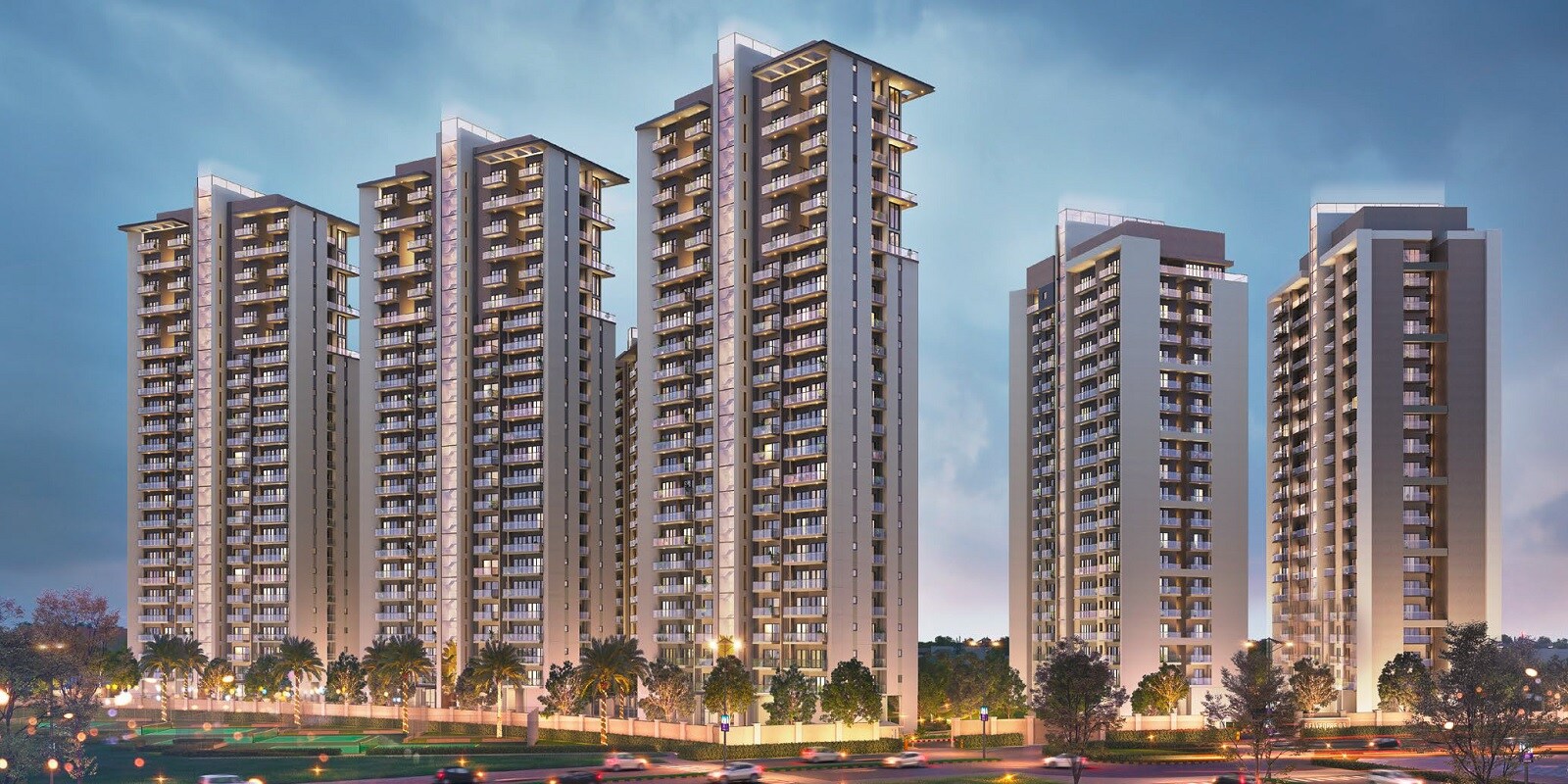 Shalimar One World Belvedere Court 3 residential project in Gomti Nagar
