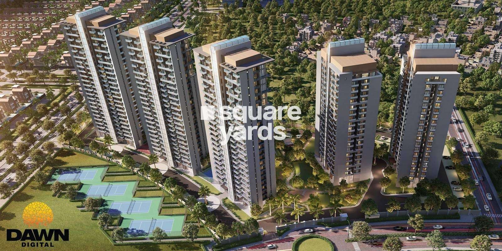 shalimar one world belvedere court 3 project tower view2
