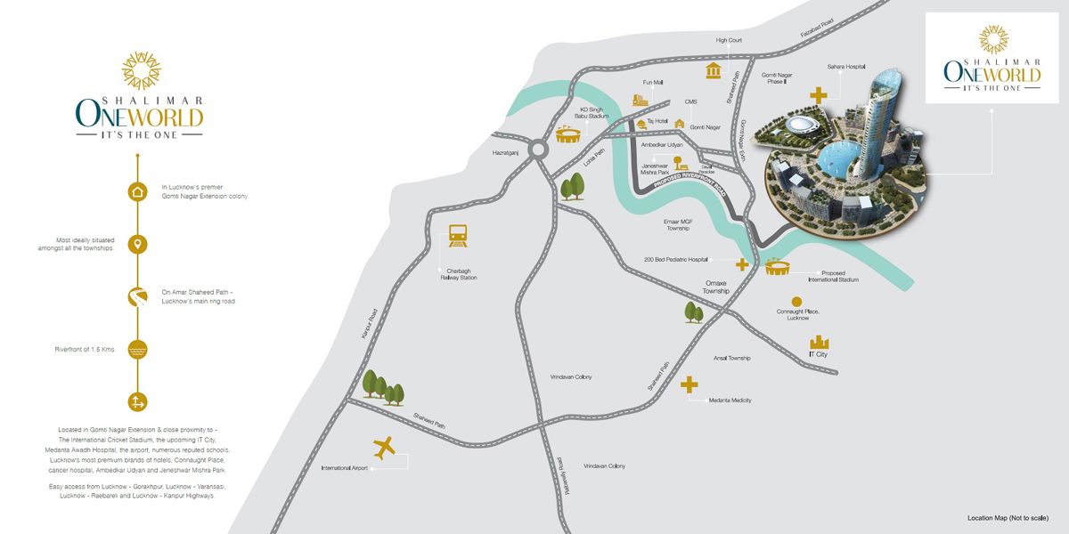 Shalimar One World Location Image