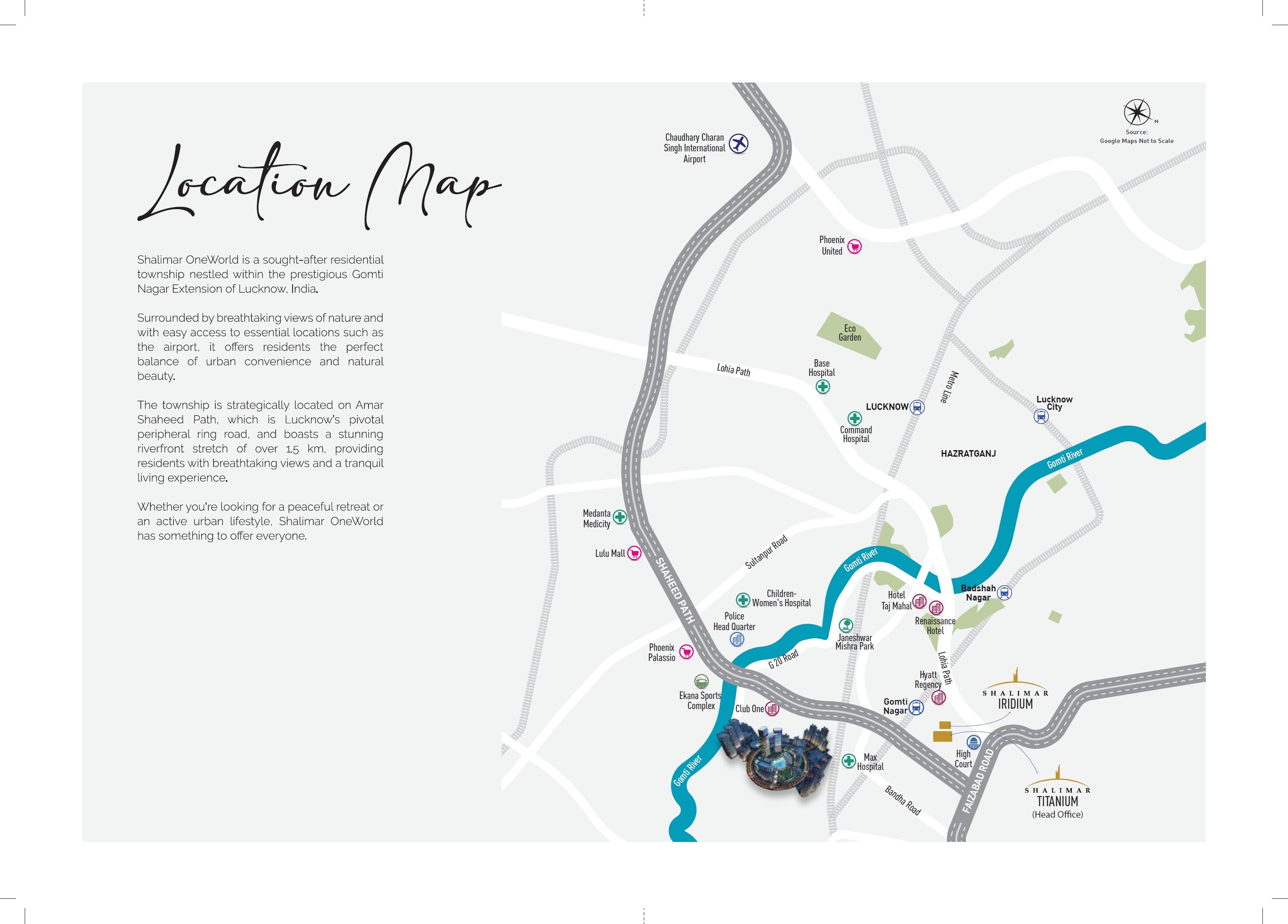 Shalimar One World Valencia Tower Location Image