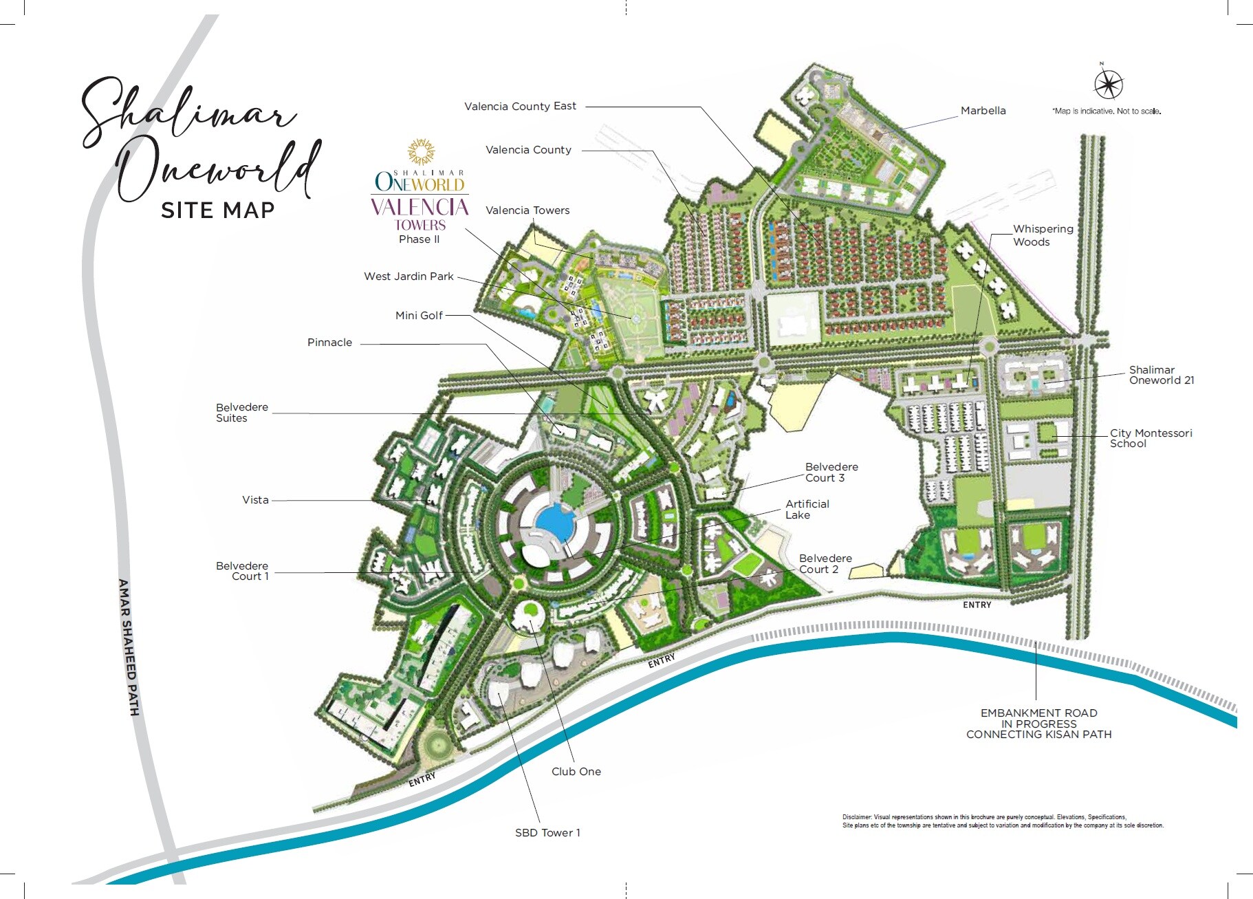 Shalimar One World Valencia Tower Master Plan Image 1