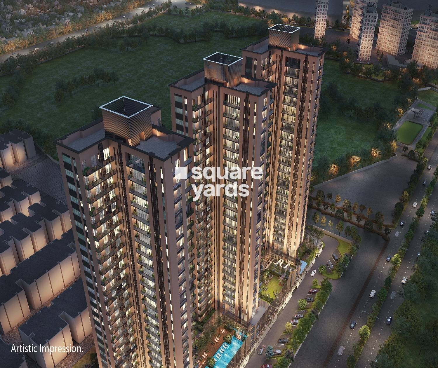 Shalimar One World Whispering Woods Tower View 2