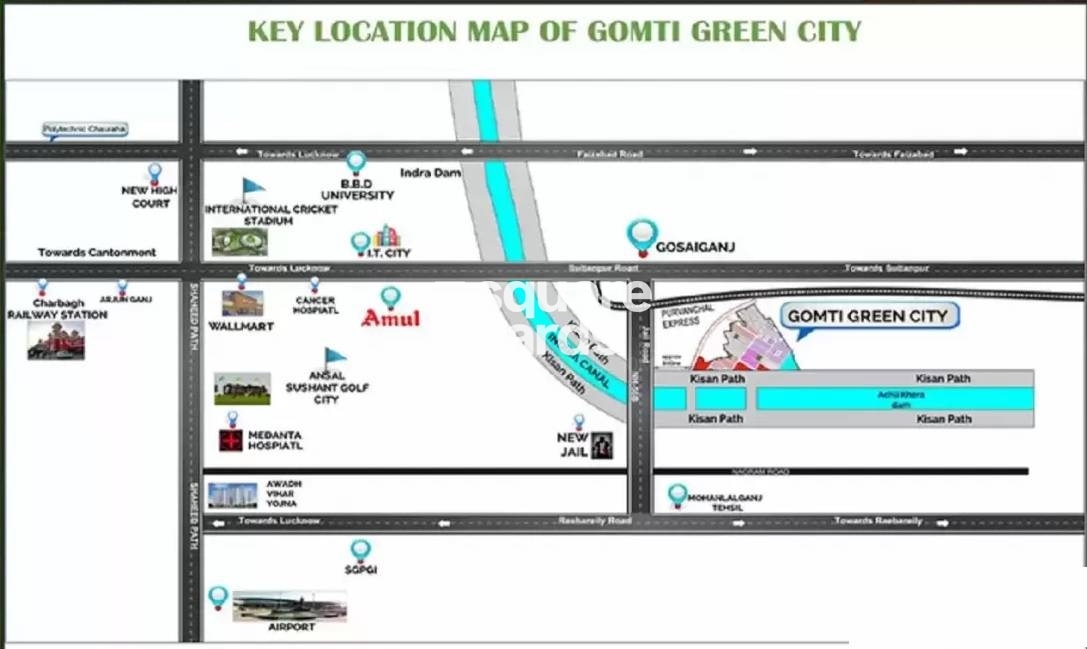 Shree Raj Gomti Green City Location Image