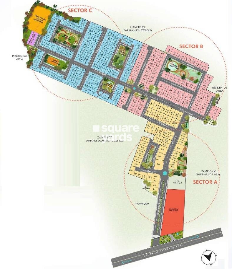 Spring Garden Faizabad Road Master Plan Image