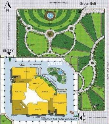 sukhada vrindavan project master plan image1