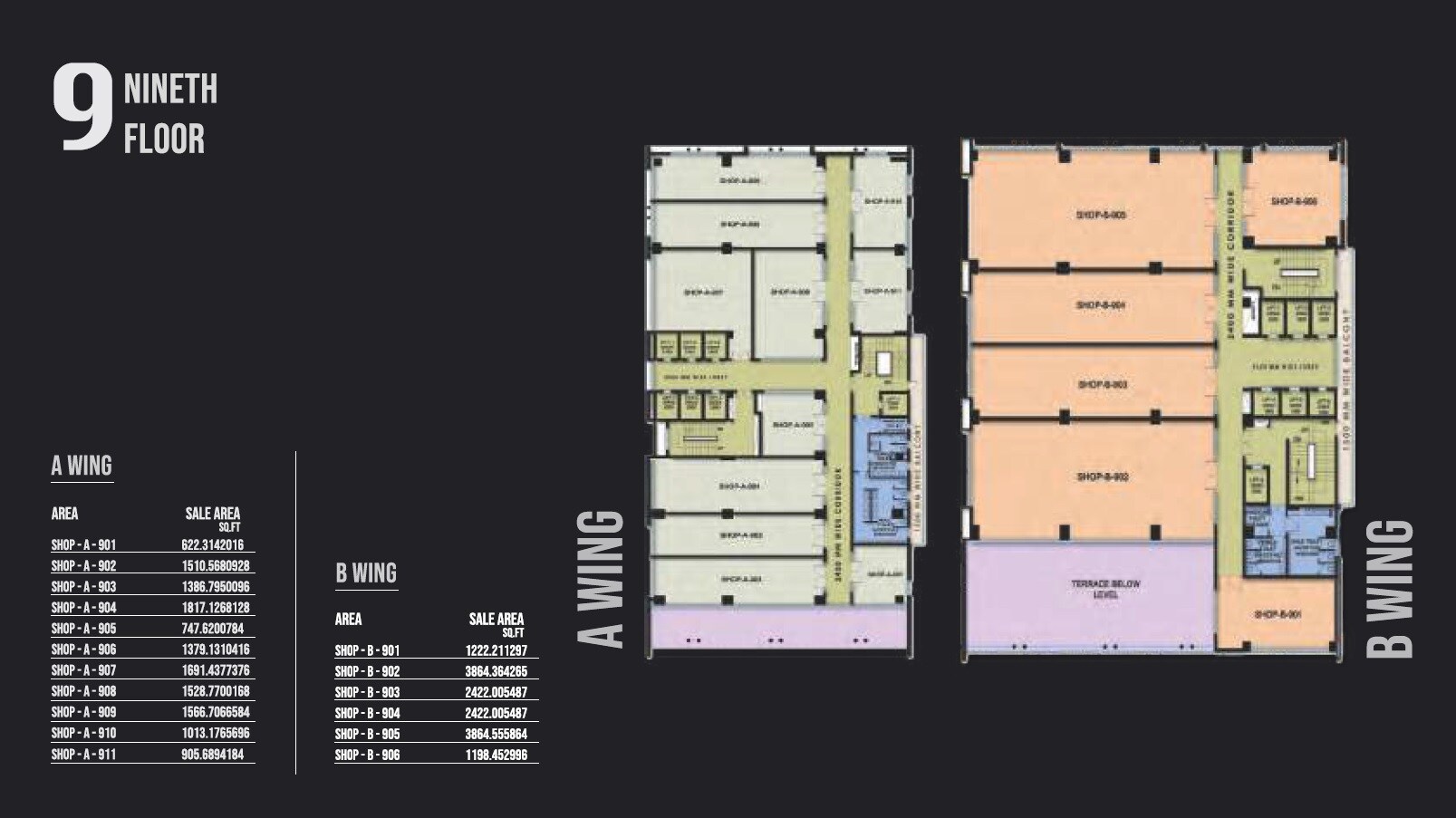 Summit Twin Tower Floor Plans