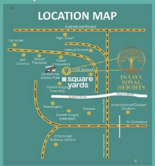 Surya Inaaya Royal Heights Location Image