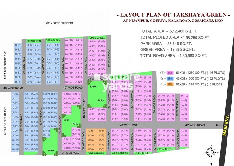 Takshaya Green Master Plan Image