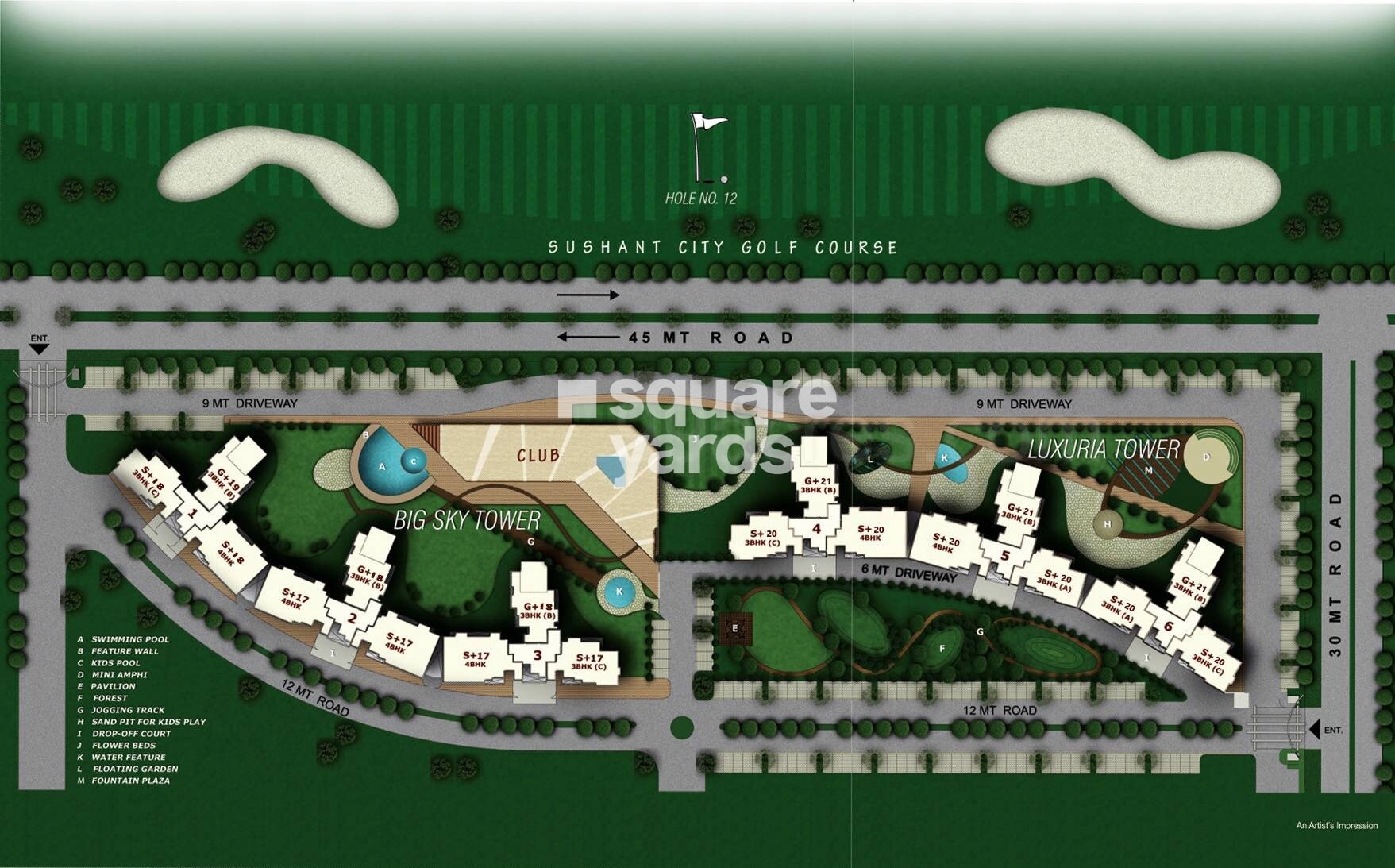 Tulsiani Golf View Master Plan 1