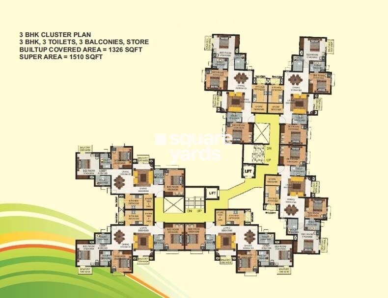UPAVP Bhagirathi Enclave Floor Plans