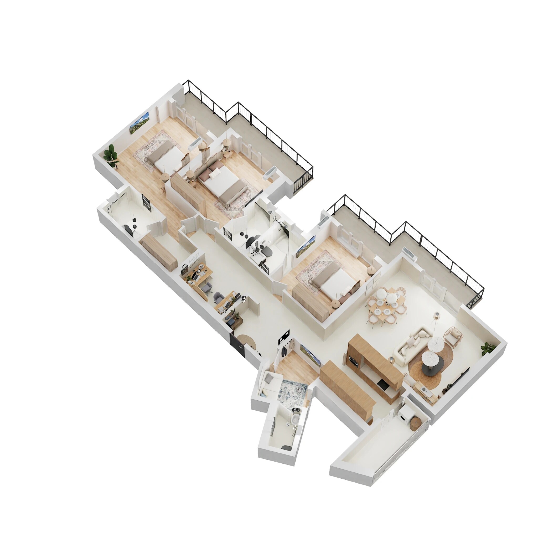 3 BHK 1494 Sq. Ft. Apartment