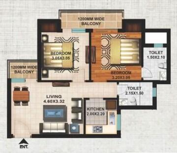  2 BHK Apartment at Excella Kutumb, Sultanpur Road – for Sale
