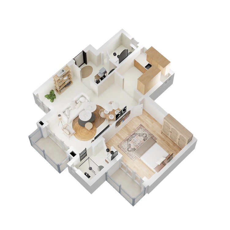 experion capital phase 1 apartment 1 bhk 563sqft 20205813155849