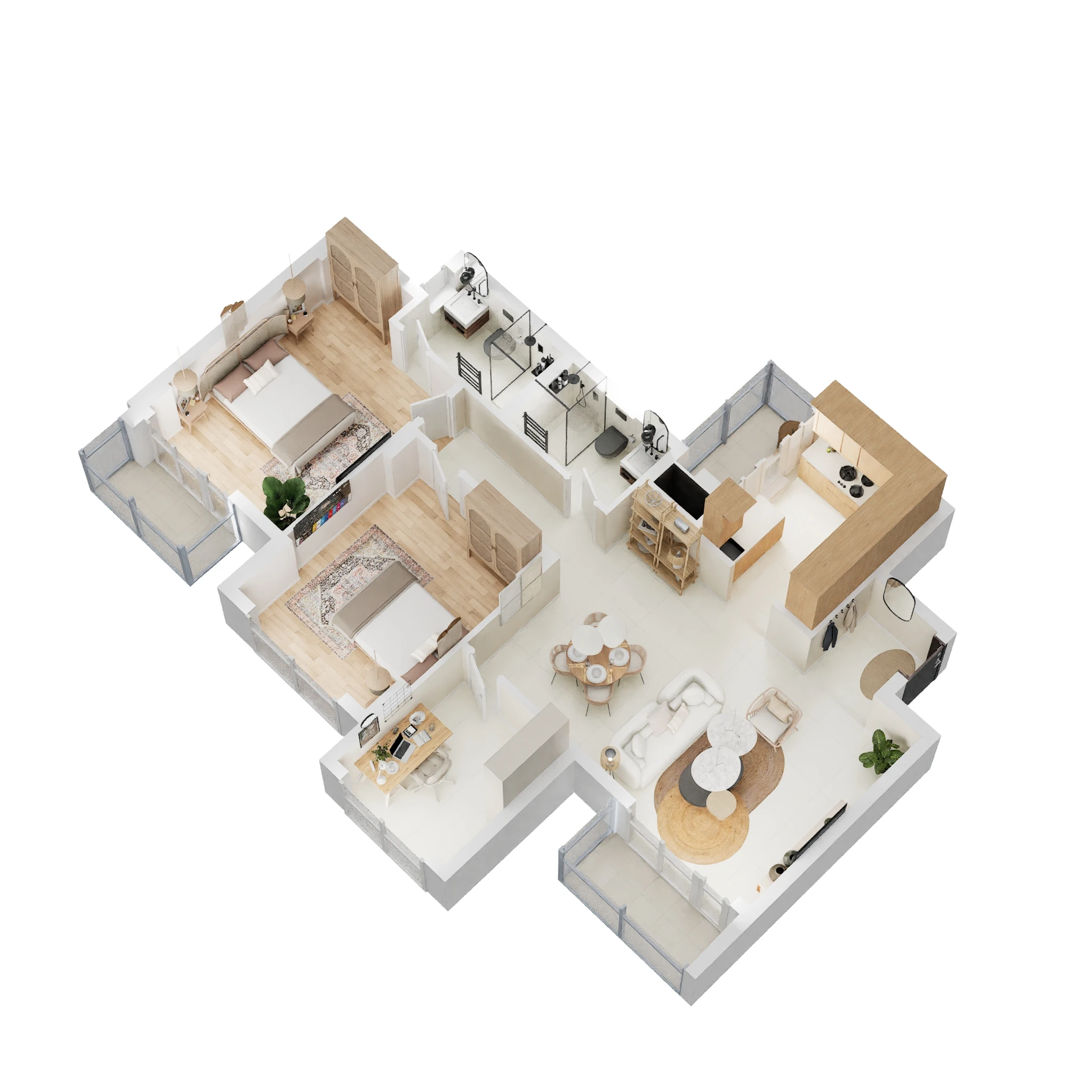 experion capital phase 1 apartment 3 bhk 885sqft 20200013160006 3d 6196