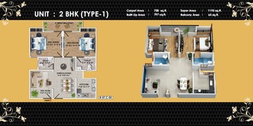 2 BHK Apartment at GSR Heights Lucknow, Bijnor – for Sale