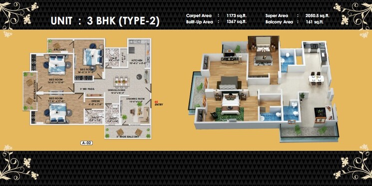 Other, gsr-heights-lucknow 3 Bedroom 2050 Sq.Ft. Apartment In Bijnor Lucknow 8840856