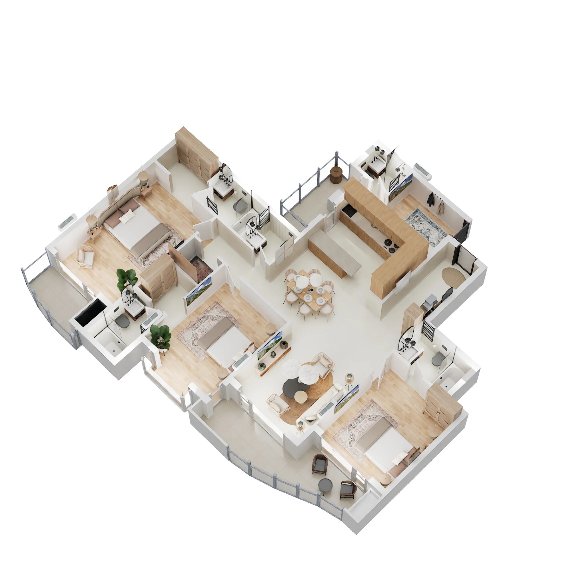 3 BHK 2211 Sq. Ft. Apartment