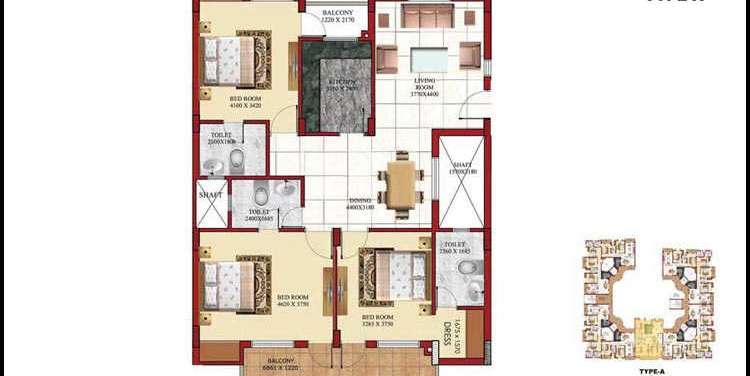 lakshya avenue apartment 3 bhk 1087sqft 20222510112517