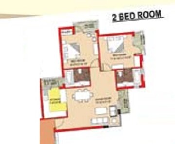  2 BHK Apartment at Lakshya Height II, Sushant Golf City – for Sale