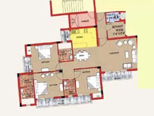 lakshya height ii apartment 3 bhk 1650sqft 20224310124328