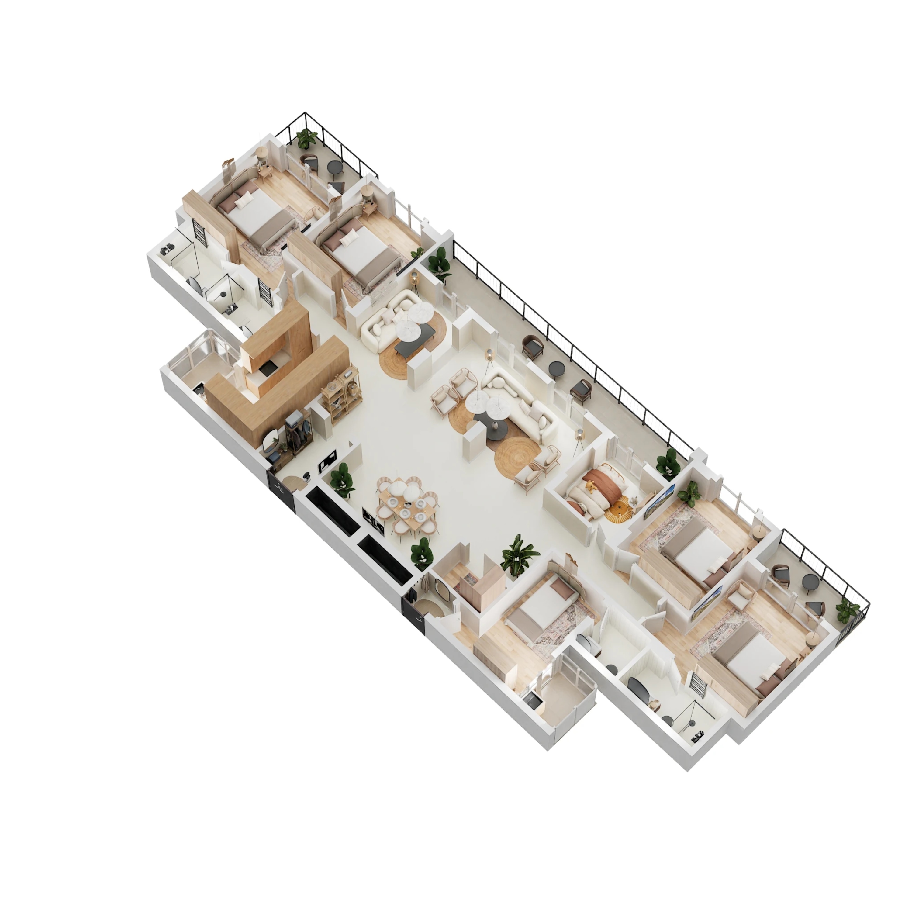 omaxe grand omaxe penthouse 5 bhk 2751sqft 20242206232228 3d 7607