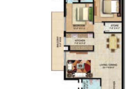 omaxe hazratganj residency apartment 3 bhk 1060sqft 20202712142744