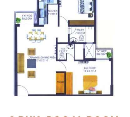 one place the kailasa apartment 2 bhk 1050sqft 20204222104242