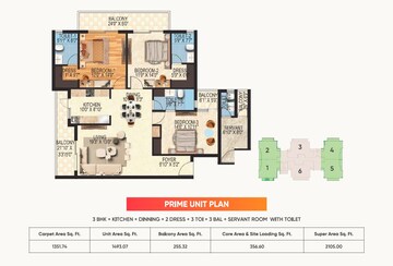  3 BHK Apartment at Oro Constella, Sushant Golf City – for Sale