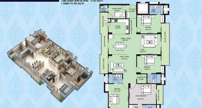 purvanchal kings court apartment 4 bhk 1931sqft 20204313104314