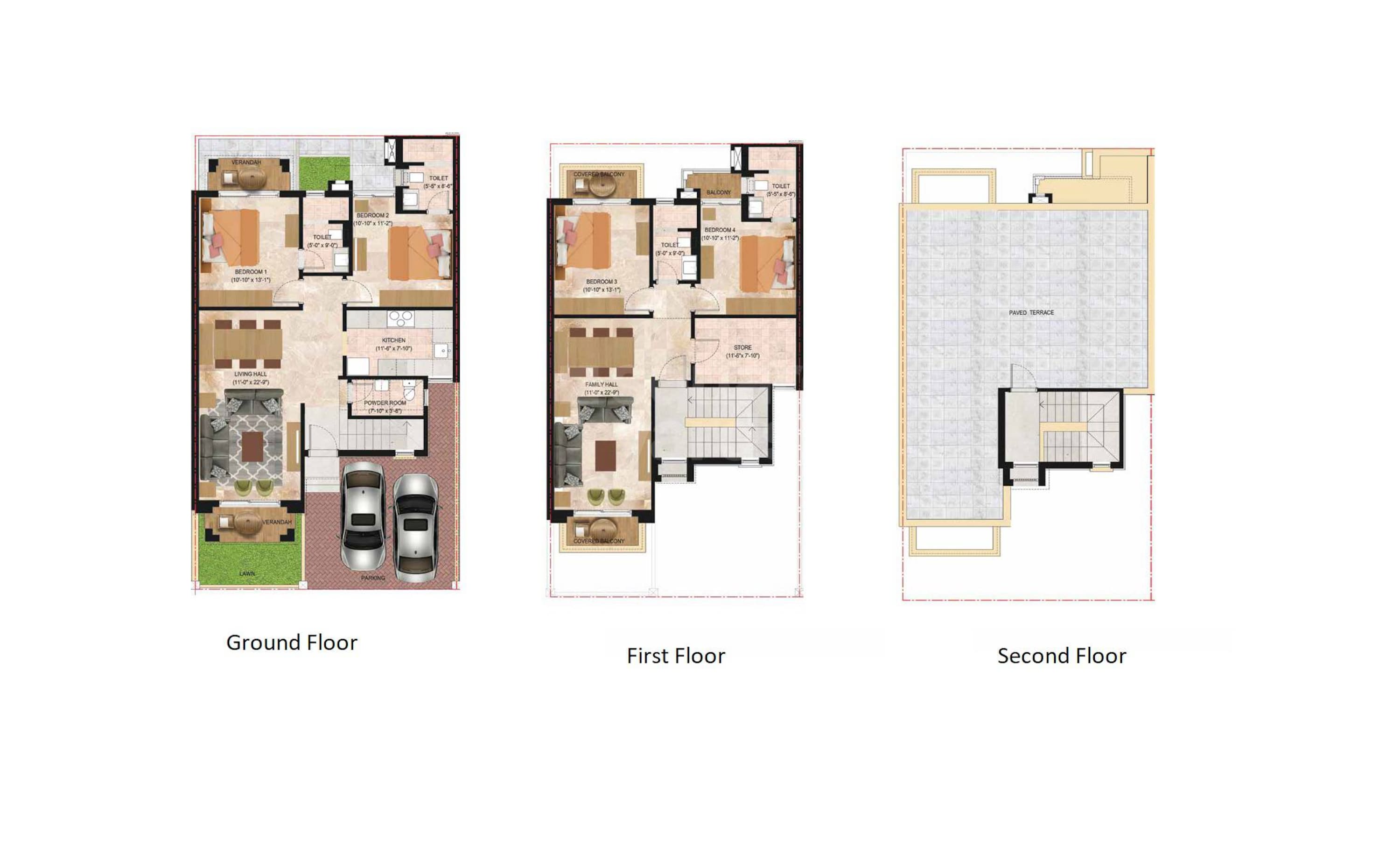 shalimar garden bay aster villa 4 bhk 2367sqft 20241830121830