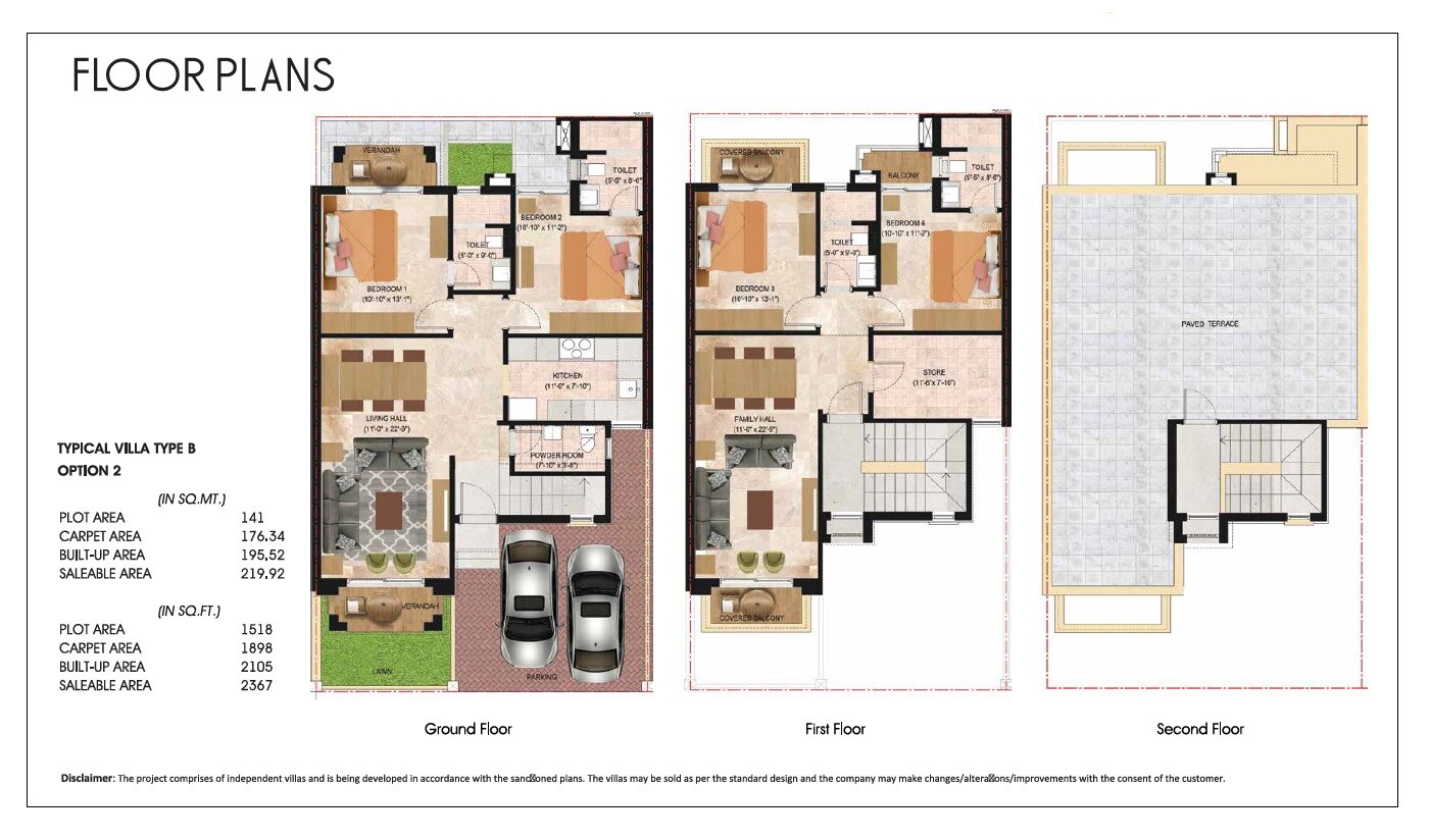 4 BHK 2367 Sq. Ft. Villa