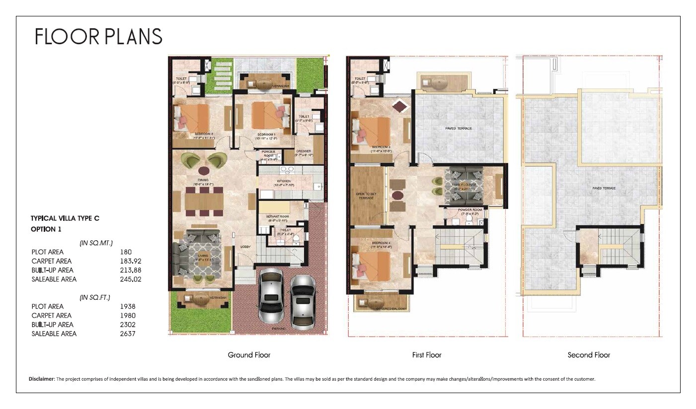 4 BHK 2637 Sq. Ft. Villa
