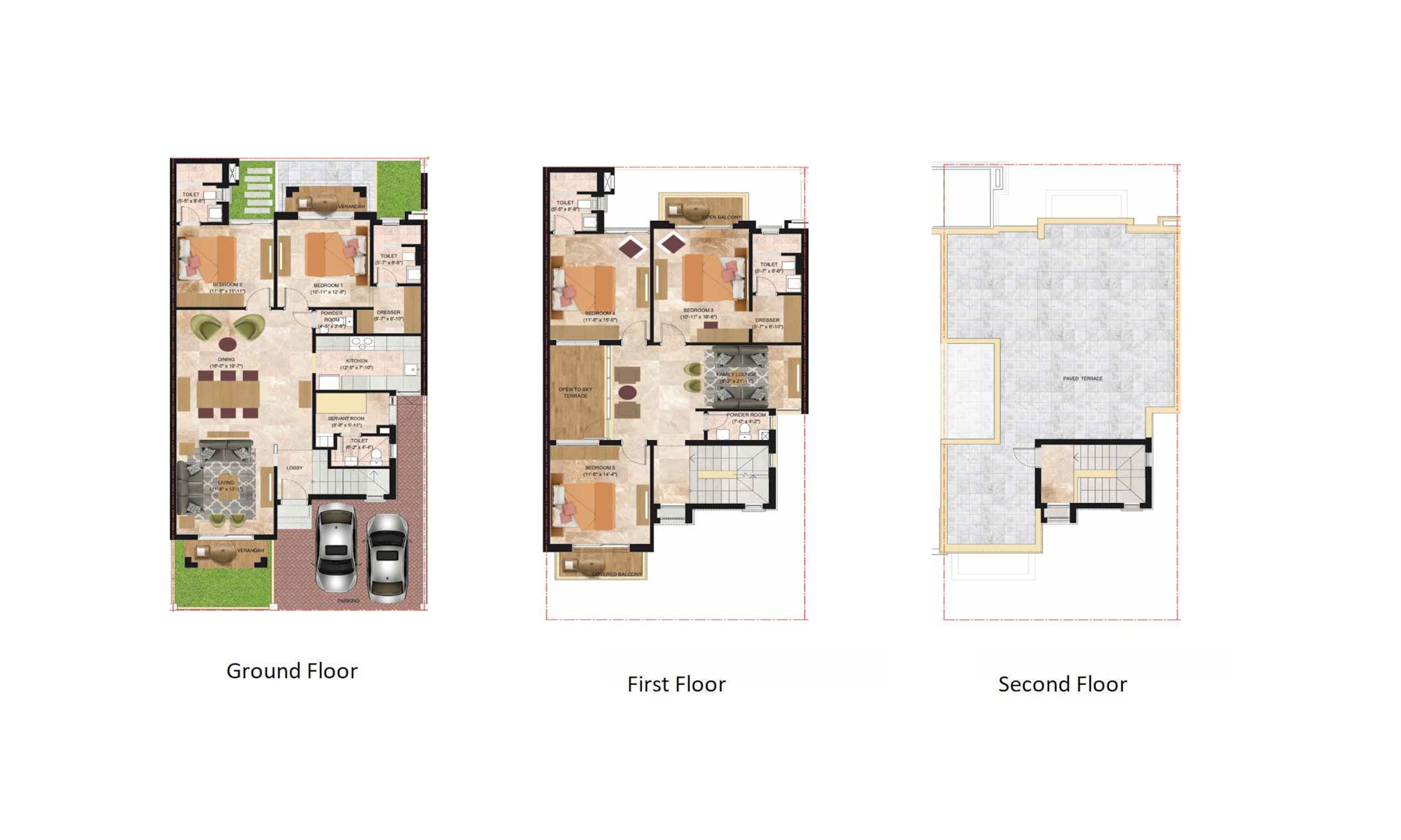 shalimar garden bay aster villa 5 bhk 2990sqft 20242530122534