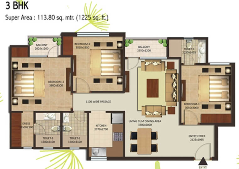 Other, shalimar-mannat 3 Bedroom 810 Sq.Ft. Apartment In Safedabad Lucknow 8695247