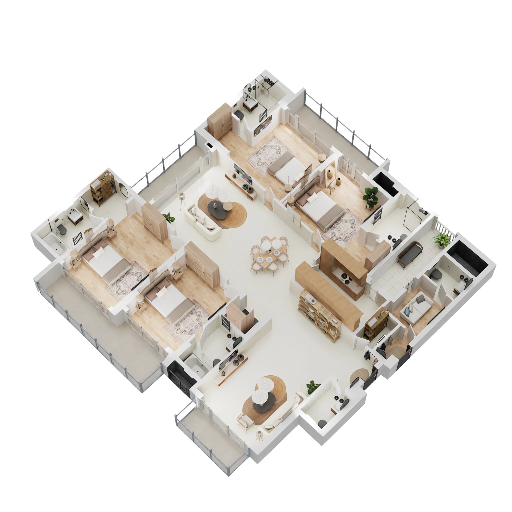 4 BHK 3220 Sq. Ft. Apartment