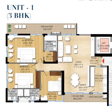  3 BHK Apartment at Shalimar One World Whispering Woods, Gomti Nagar – for Sale