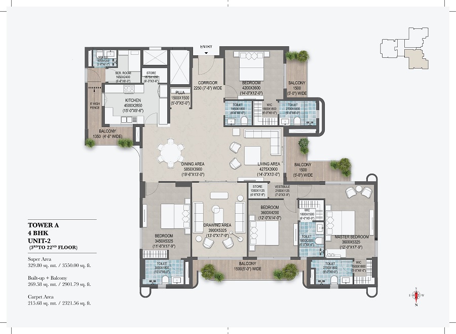 Shalimar Sky Garden Floor Plans Vibhuti Khand, Lucknow